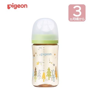 ピジョン｜母乳実感 哺乳びん プラスチック ２４０ｍｌ Ｔｒｅｅ｜ﾎﾞｼﾞﾂﾌﾟﾗ240ML TREE