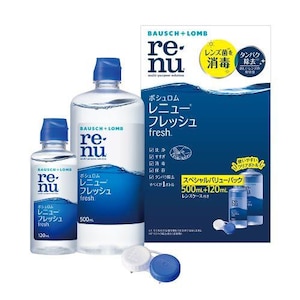 ボシュロム・ジャパン｜レニューフレッシュ（500ml＋120ml）｜ﾚﾆﾕ-ﾌﾚﾂｼﾕ500+120ML