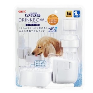 ジェックス｜ピュアクリスタル ドリンクボウル 犬用｜ﾋﾟﾕｱｸﾘｽﾀﾙﾄﾞﾘﾝｸﾎﾞｳﾙｲﾇ