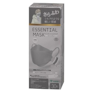 ���R�C�b����ӂ� ESSENTIAL MASK ���C�g�O���[�i 30�����j �s�D�z�}�X�N�i�����}�X�N�P�[�X�t�� �j�b�¾ݼ��Ͻ�L���-30ϲ