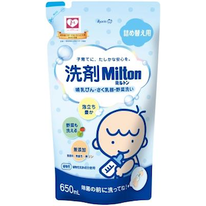 杏林製薬｜洗剤ミルトン哺乳びん・さく乳器・野菜洗い 詰替え用 650ml｜ｾﾝｻﾞｲﾐﾙﾄﾝｶｴ 650MLN