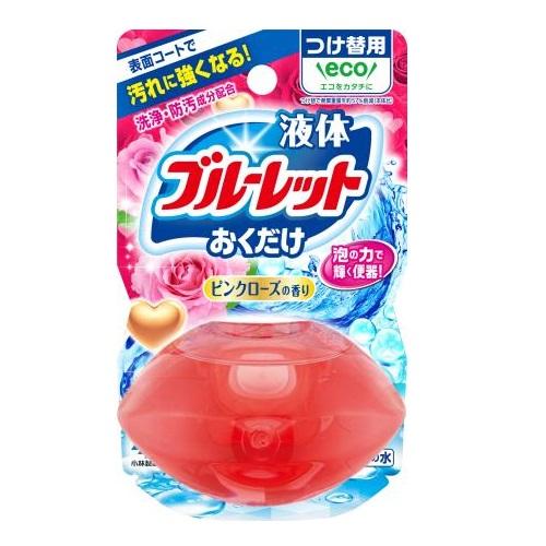 水洗トイレ用芳香剤 液体ブルーレットおくだけ ピンクローズの香り つけかえ用 70ml Joshin Webショップ 通販 小林製薬 エキタイblオクダケカエピンク