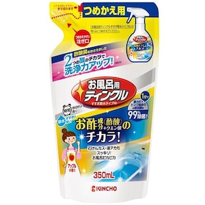 キンチョウ｜お風呂用ティンクル　すすぎ節水タイプW　つめかえ用 350mL｜ｵﾌﾛﾃｲﾝｸﾙｾﾂｽｲﾂﾒｶｴ