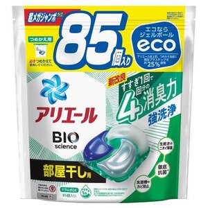 アリエール ジェルボール4d 洗濯洗剤 部屋干し 詰め替え 超メガジャンボ 85個 Joshin Webショップ 通販 ｐ ｇｊａｐａｎ アリエ ルジエルb4dヘヤカエ85コ