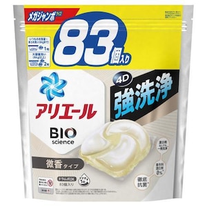 Ｐ＆ＧＪａｐａｎ｜アリエールジェルボール４Ｄ微香 つめかえメガジャンボサイズ 83個入｜ｱﾘｴ-ﾙGB4DﾋﾞｺｳｶｴMJ83ｺ
