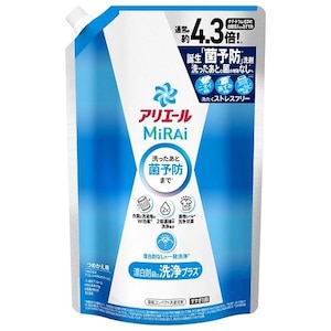 Ｐ＆ＧＪａｐａｎ｜アリエールミライ 洗浄プラス つめかえウルトラジャンボサイズ 1．22kg｜ﾐﾗｲｾﾝｼﾞﾖｳｶｴU1.22KG