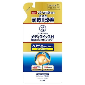 ロート製薬｜メンソレータム メディクイックH 頭皮のメディカルシャンプーつめかえ 280ml｜ﾒﾃﾞｲｸｲﾂｸHｼﾔﾝﾌﾟ-ﾂﾒｶｴ
