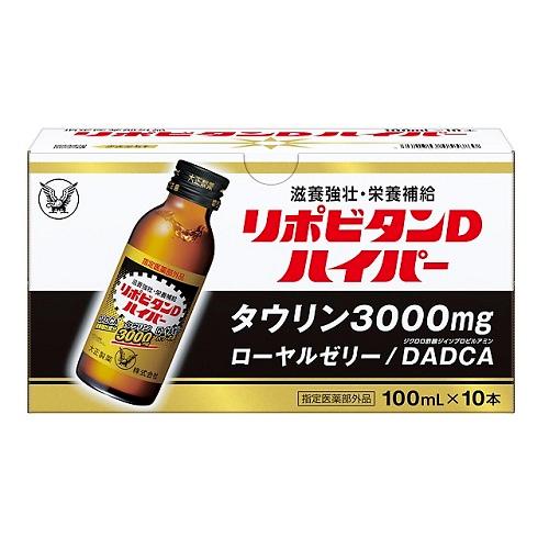 指定医薬部外品】大正製薬 リポビタンDハイパー 100mL×3本: サン